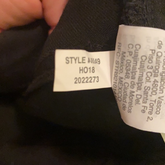 Rare Tall Long Madewell 9” Black High Rise Jeans - Picture 7 of 11